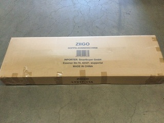 Dubbele parasol, ZIIGO, taupe